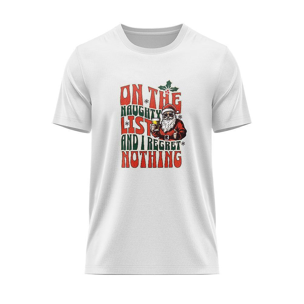 Tricou On The Naughty List and I Regret Nothing CHR_11