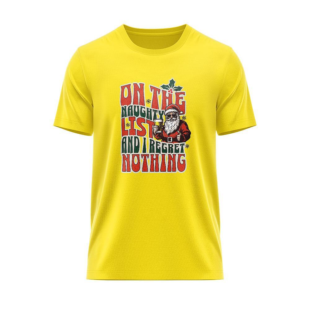 Tricou On The Naughty List and I Regret Nothing CHR_11