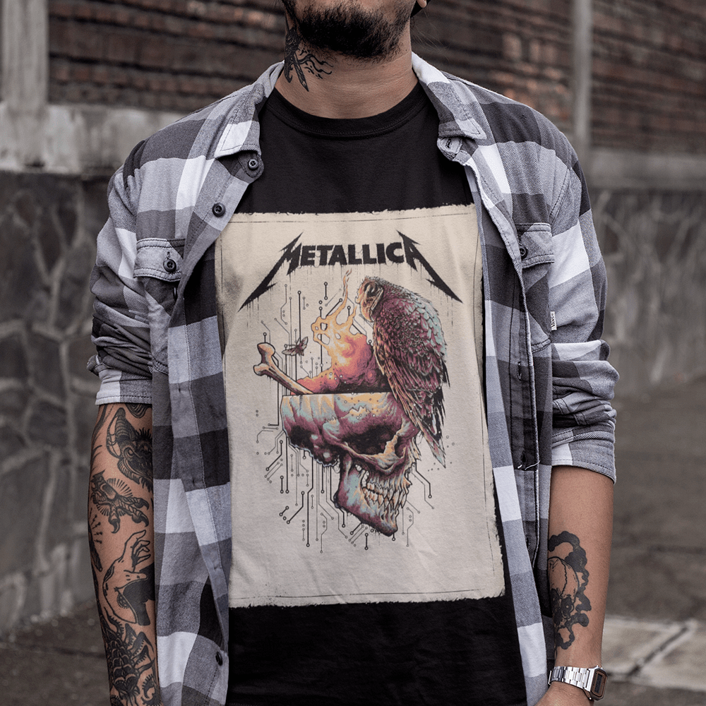 Tricou Metallica - Art Skull