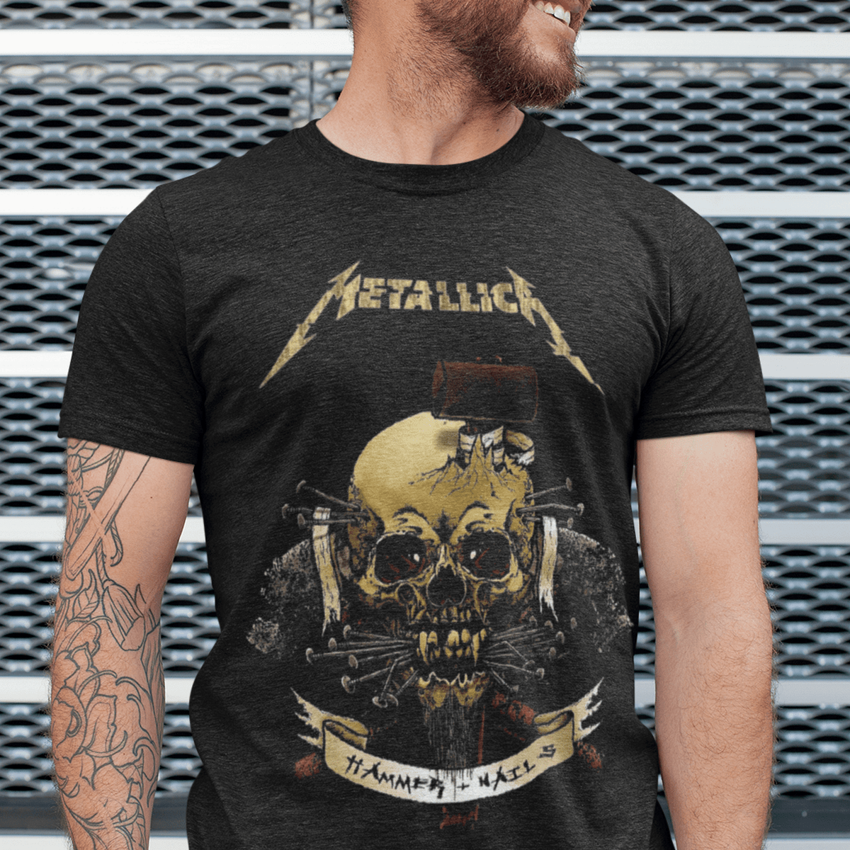 Tricou Metallica - Hammer + Nails