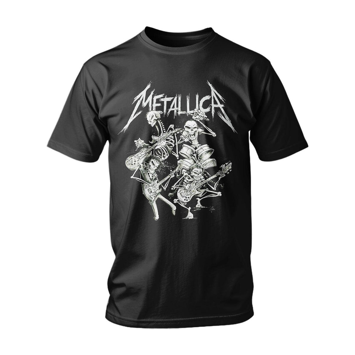 T-shirt Metallica - Skeletons Musicians