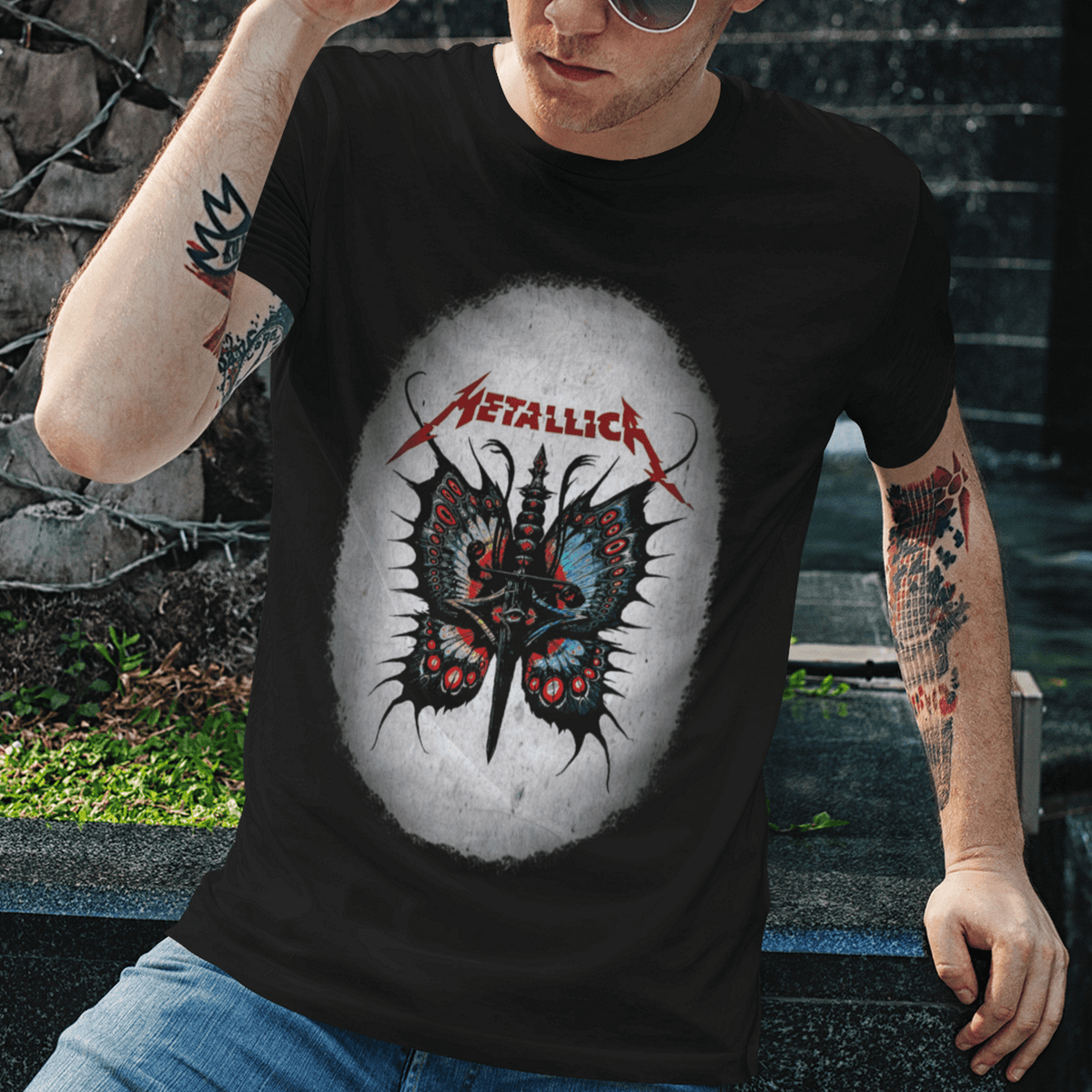 Tricou Metallica - The Butterfly