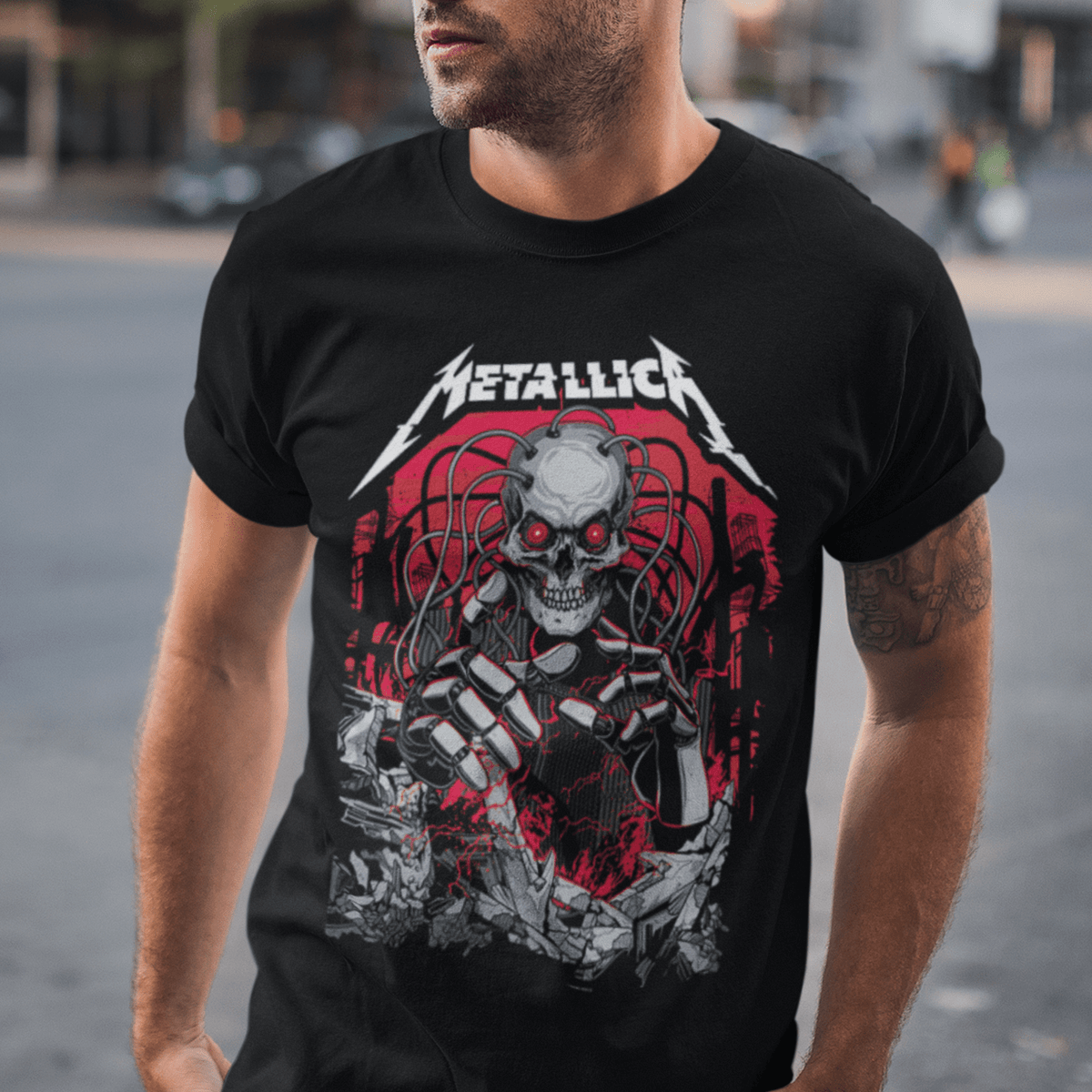 T-shirt Metallica – Dark Riffs & Heavy Souls