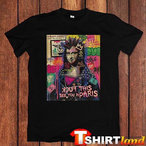 Tricou portret Mona Lisa Pop Art