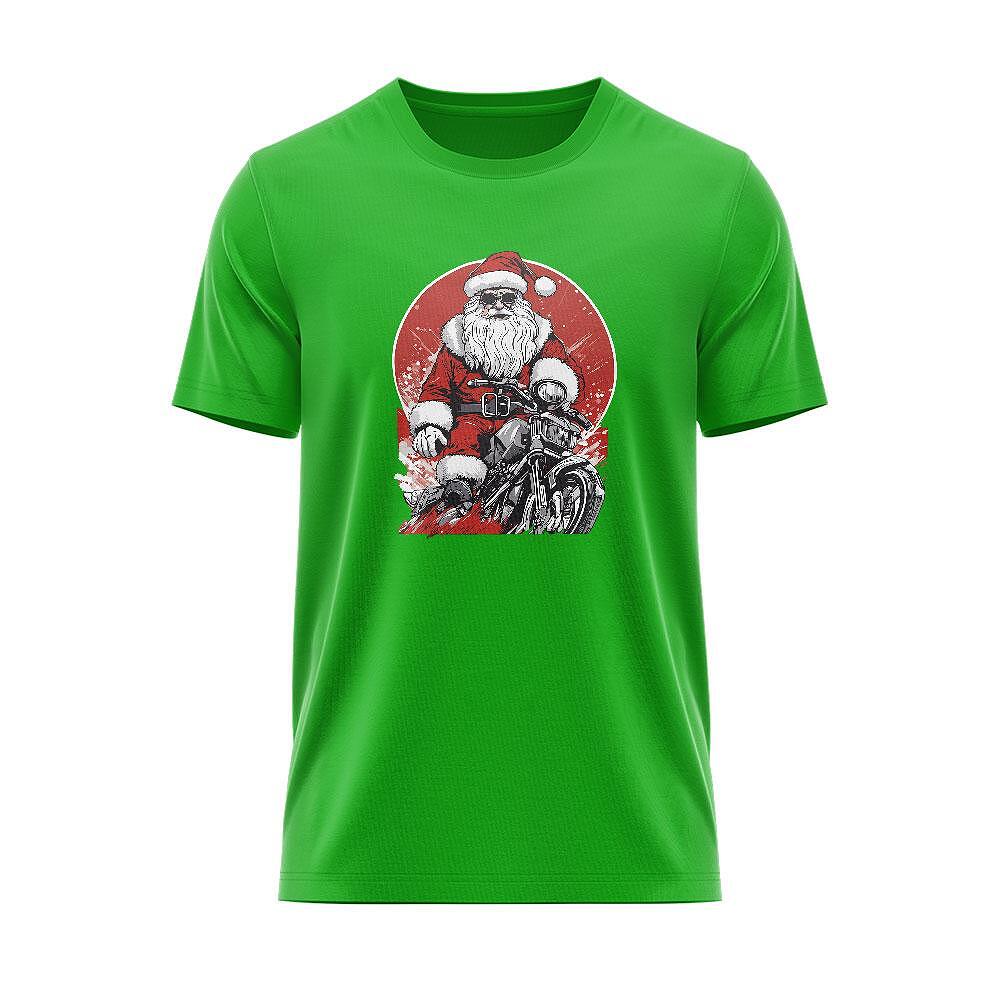 Тениска Santa Motorcycle Rider CHR_03