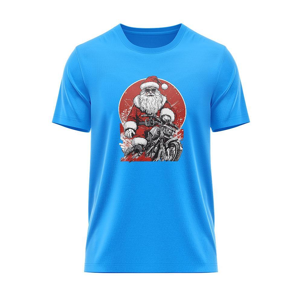 Тениска Santa Motorcycle Rider CHR_03