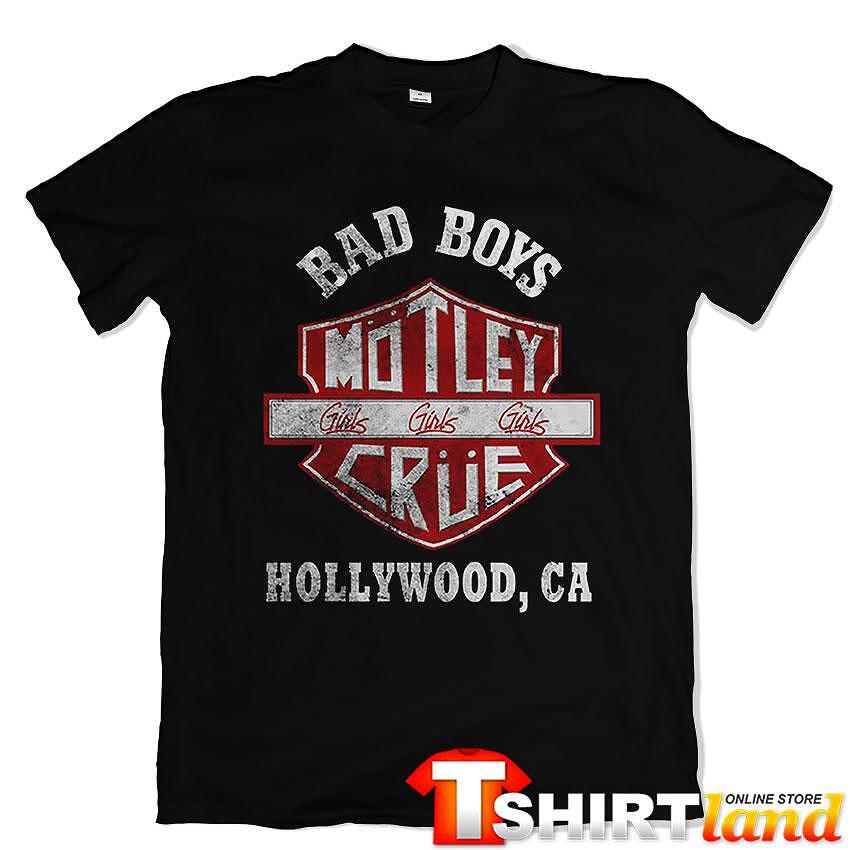 Motley Crue Harley Davidson Logo T-Shirt