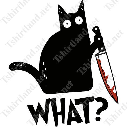Murder Funny Cat T-Shirt