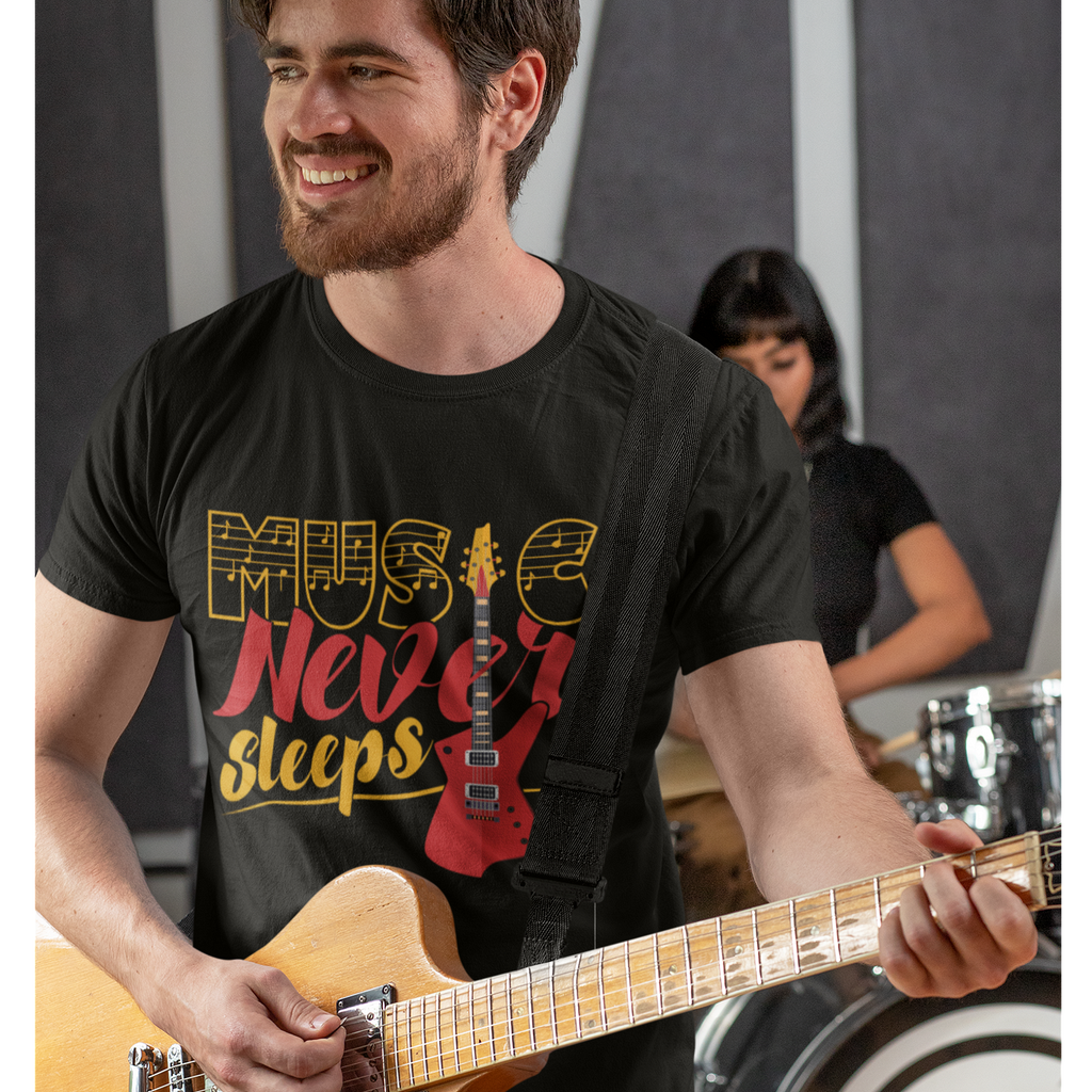 Tricou Music Never Sleeps