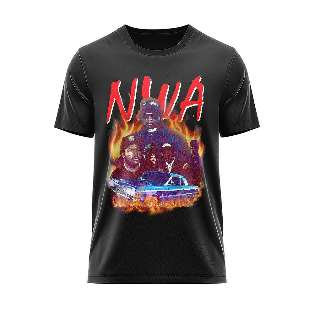 Тениска N.W.A. On Fire