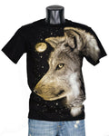 Tricou Night Moon Wolf 3D-128
