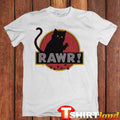 Rawr Black Cat T-shirt