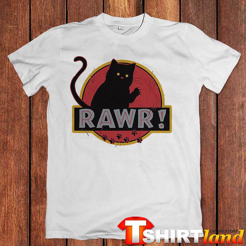 Rawr Black Cat T-shirt