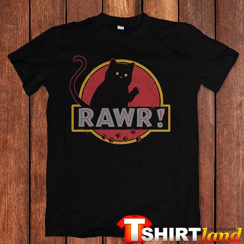 Rawr Black Cat T-shirt