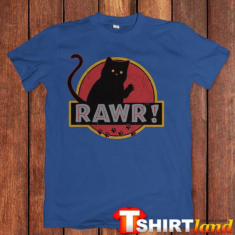 Rawr Black Cat T-shirt
