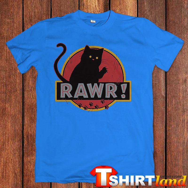 Rawr Black Cat T-shirt