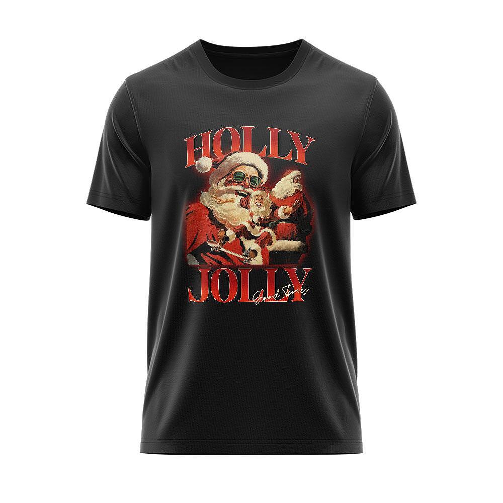 T-shirt Holly Jolly Santa CHR_51