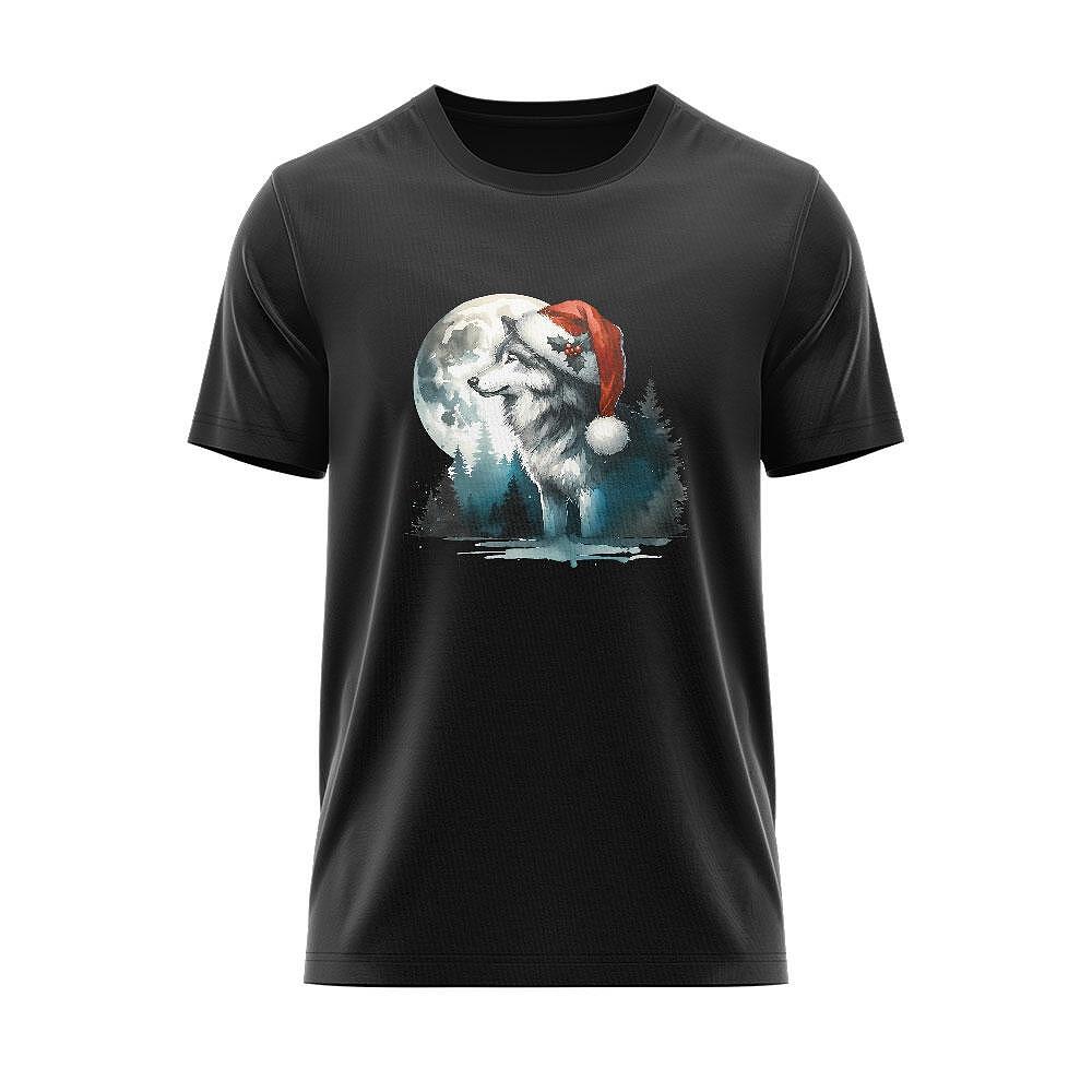 Тениска Moon Christmas Wolf CHR_02