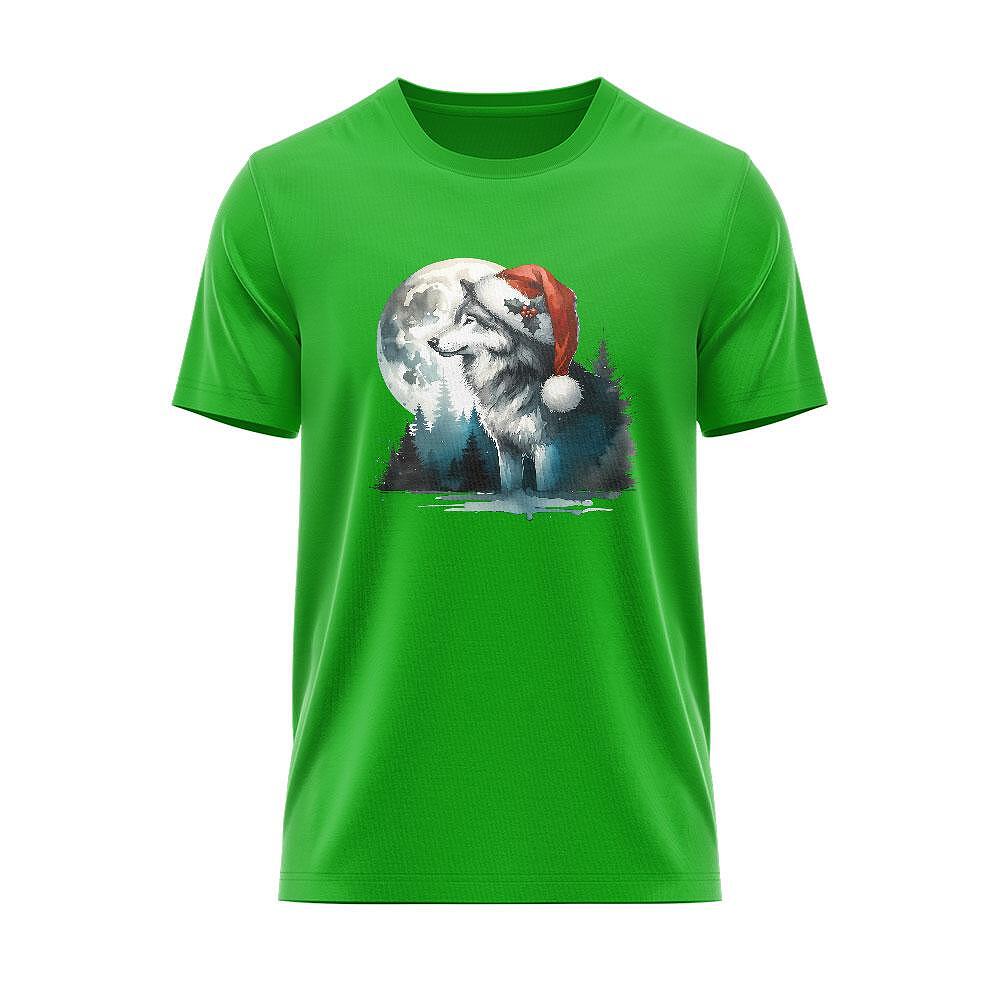 Тениска Moon Christmas Wolf CHR_02