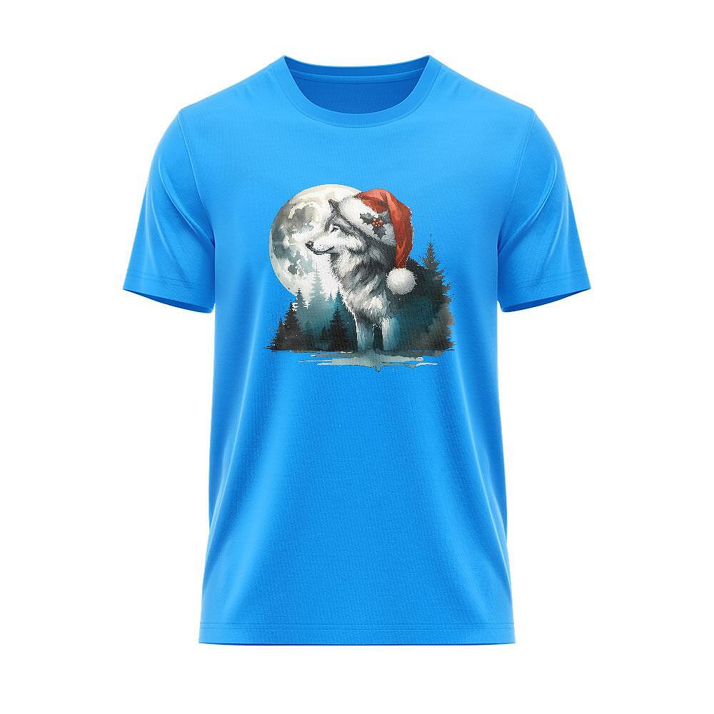 Тениска Moon Christmas Wolf CHR_02