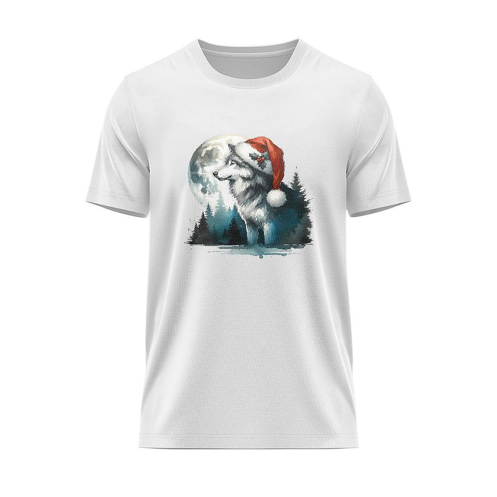 Тениска Moon Christmas Wolf CHR_02