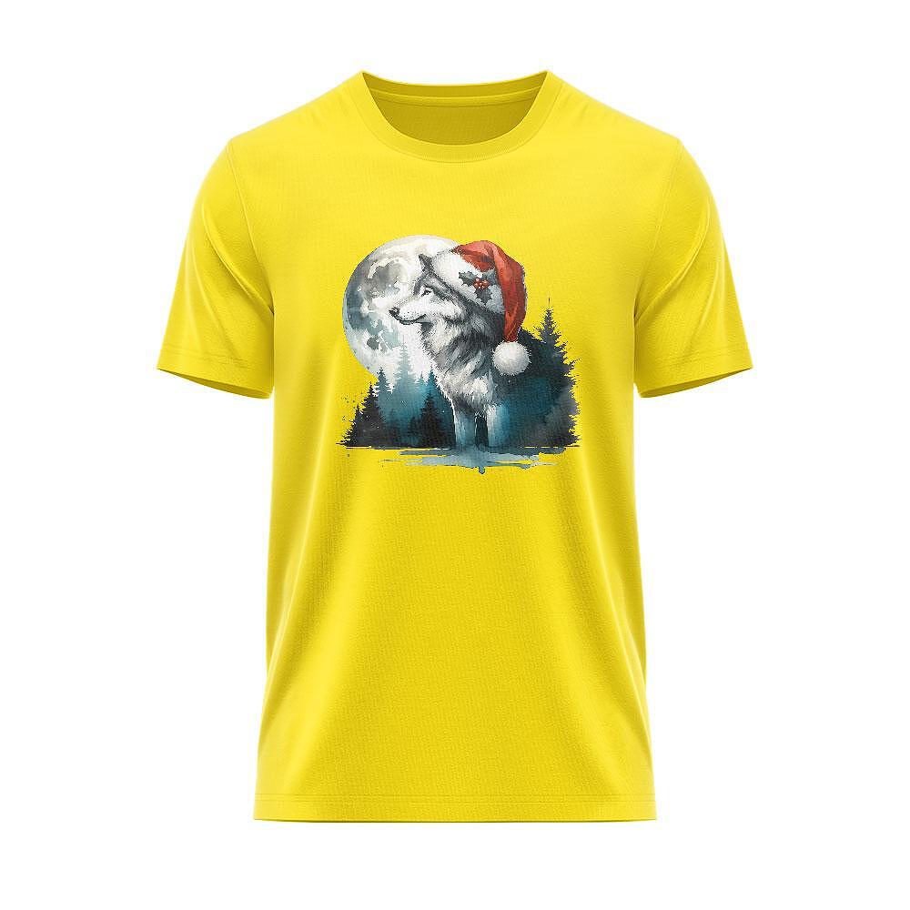 Тениска Moon Christmas Wolf CHR_02