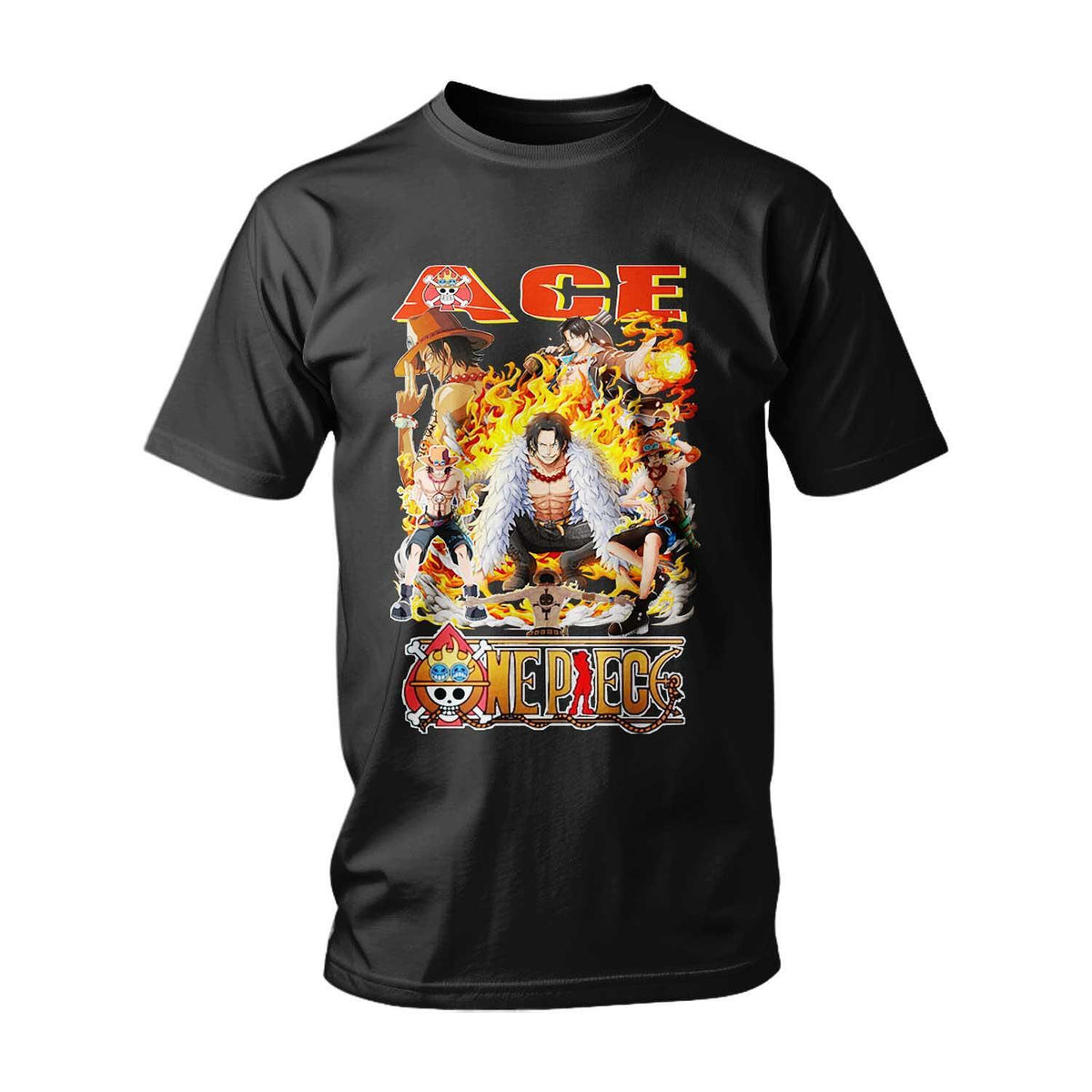 Tricou One Piece Ace Flame Never Dies