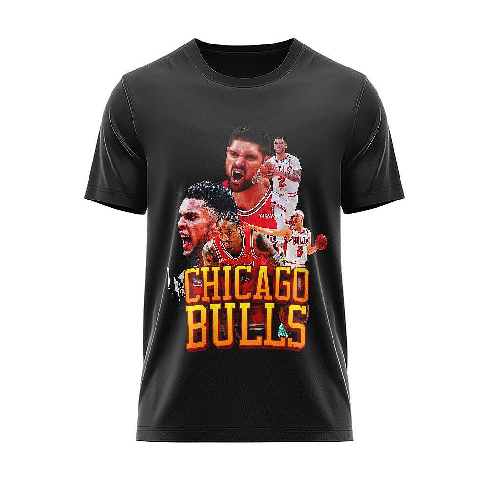 T-shirt Chicago Bulls Zach LaVine DeMar DeRozan Nikola Vučević Lonzo Ball Alex Caruso