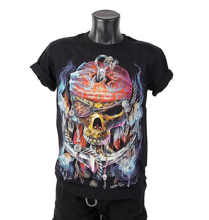 T-Shirt Pirate Skeleton 4D-17