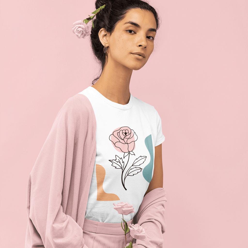 T-shirt Tender Rose