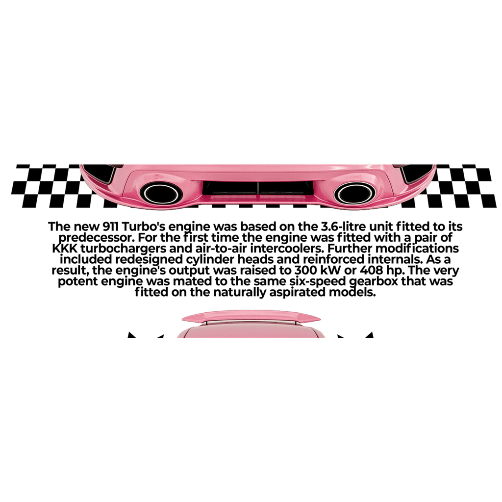 Тениска PINK PORSCHE 911 TURBO
