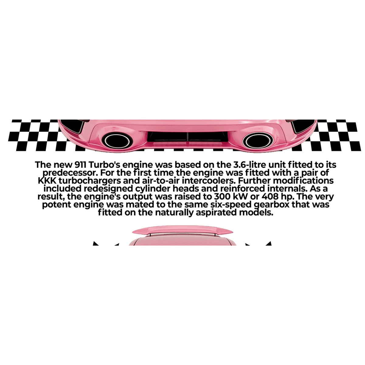 Тениска PINK PORSCHE 911 TURBO