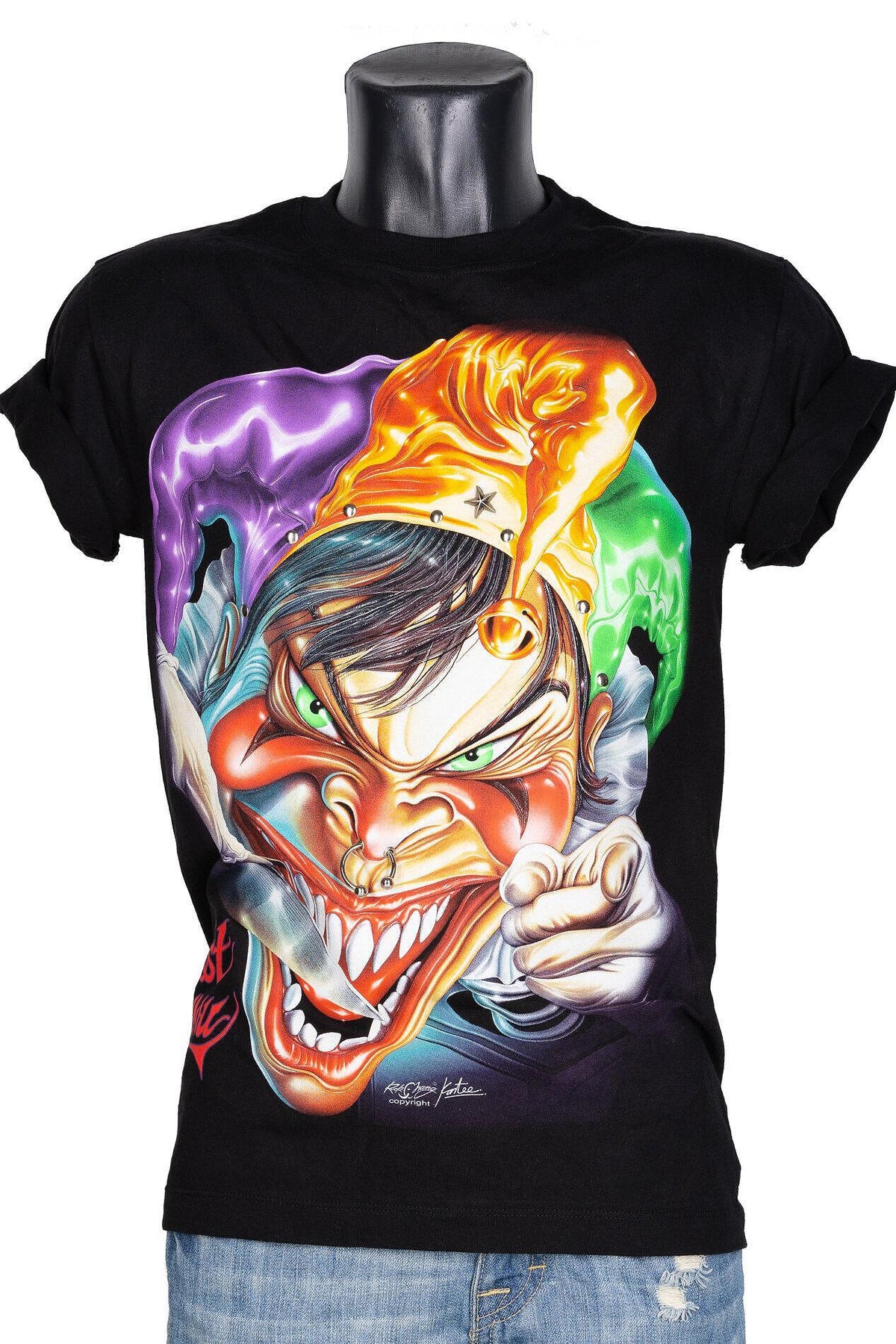 T-shirt Psycho Smiling Joker 4D-02