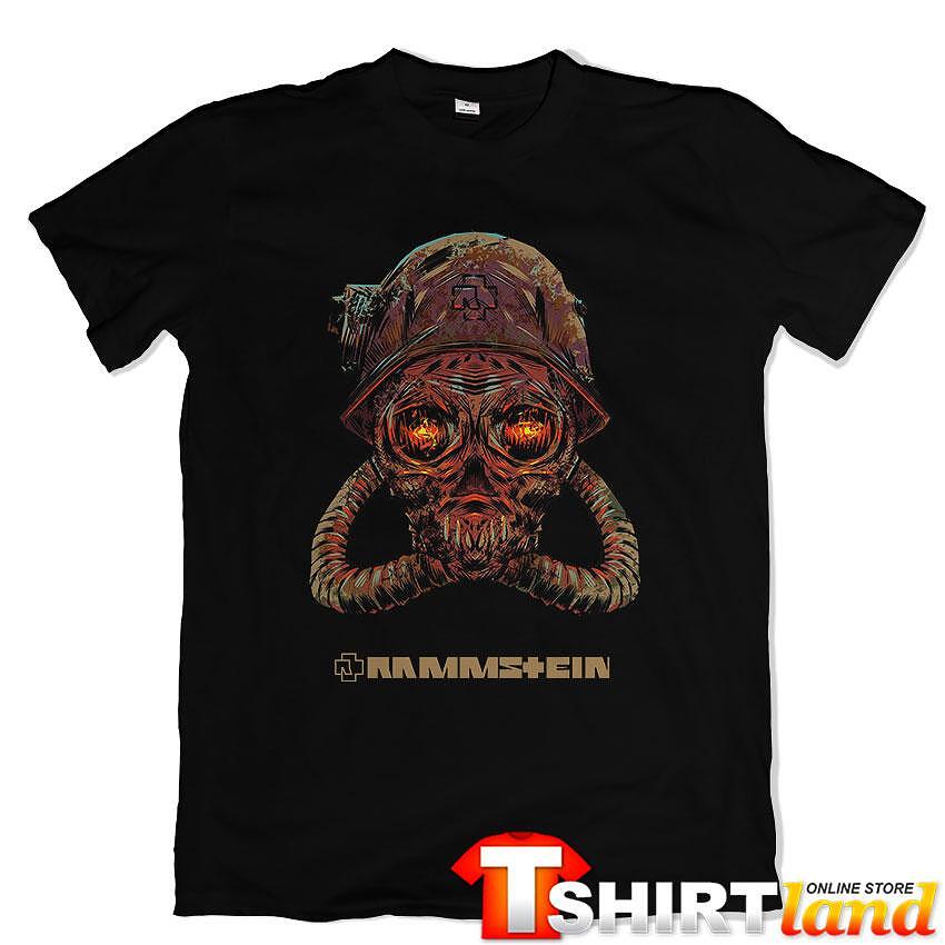 Rammstein Military Skull T-Shirt