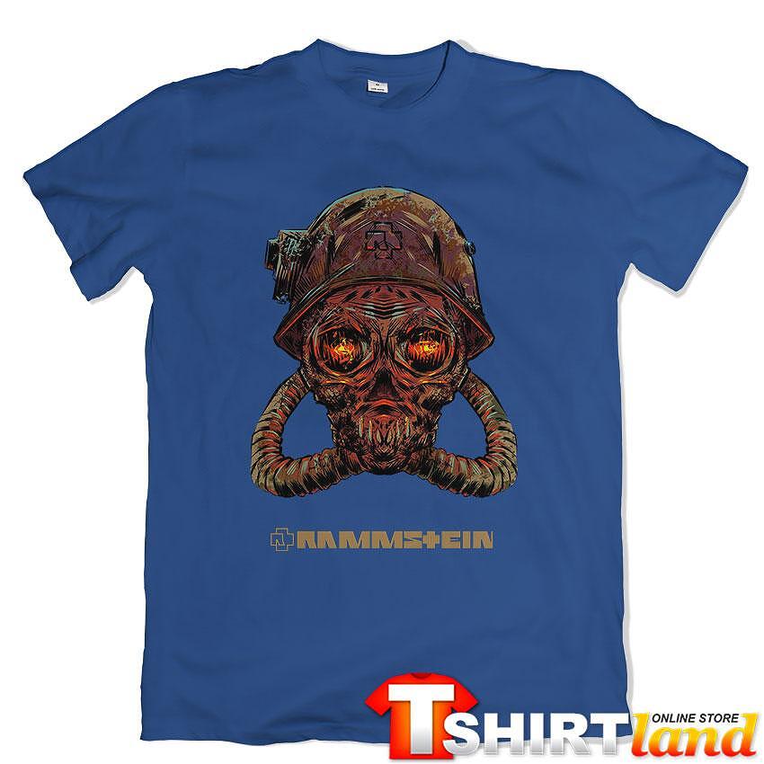 Rammstein Military Skull T-Shirt