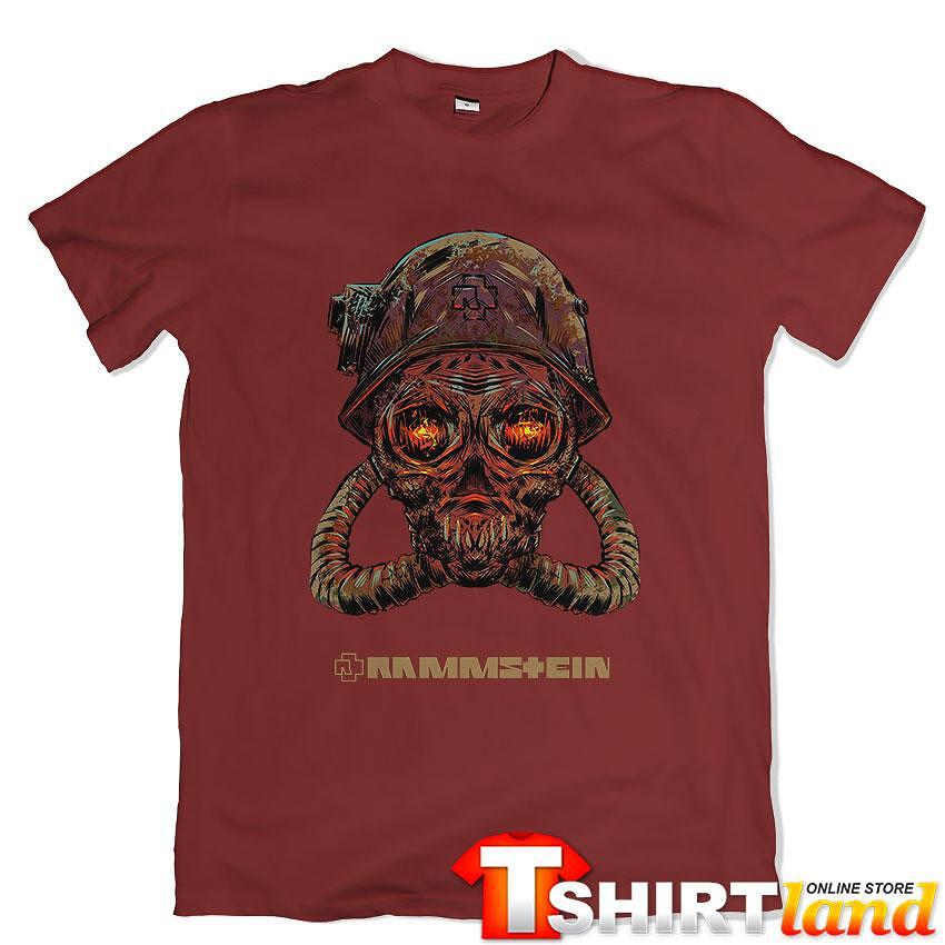 Rammstein Military Skull T-Shirt