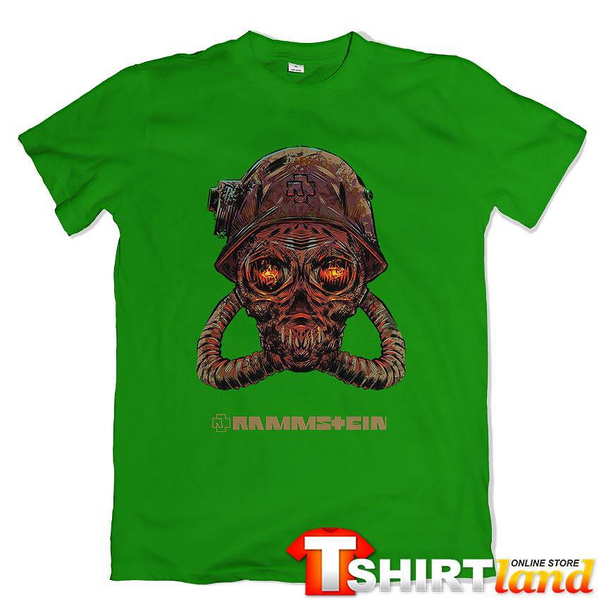 Rammstein Military Skull T-Shirt