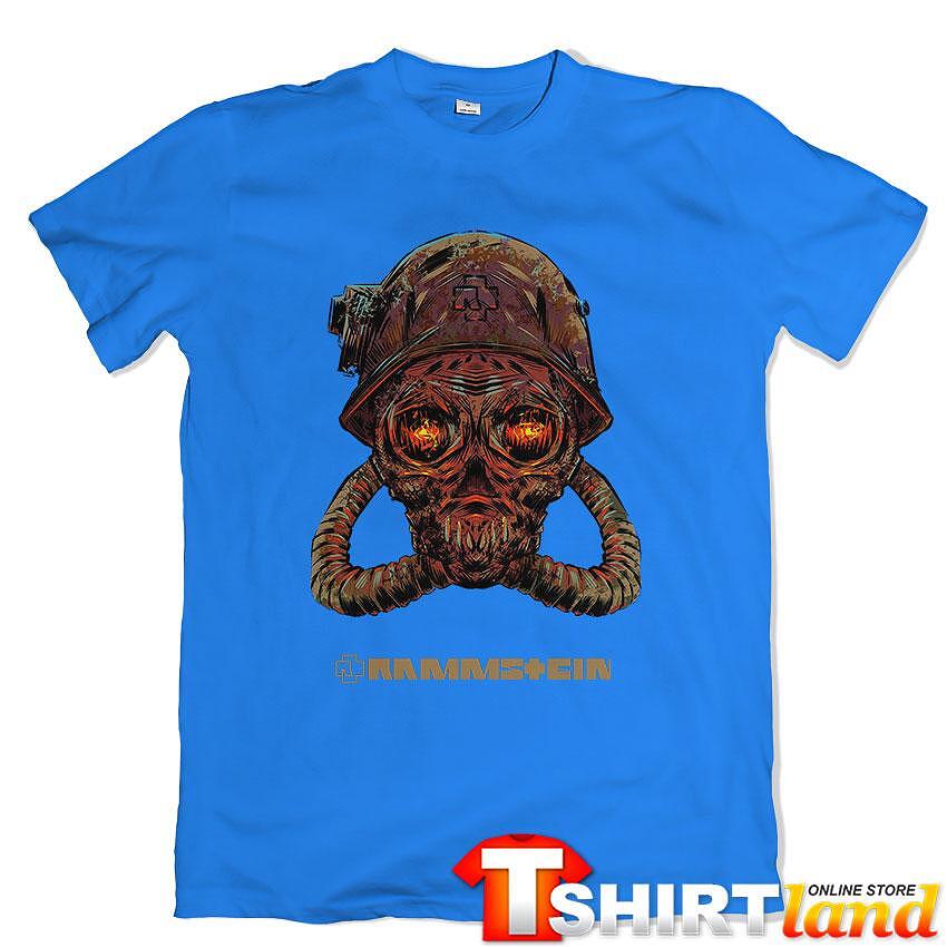 Rammstein Military Skull T-Shirt