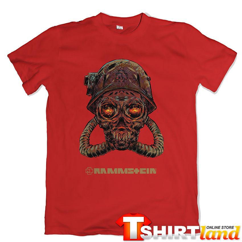 Тениска Rammstein Military Skull