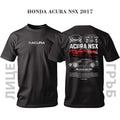 T-shirt RED HONDA ACURA NSX 2017
