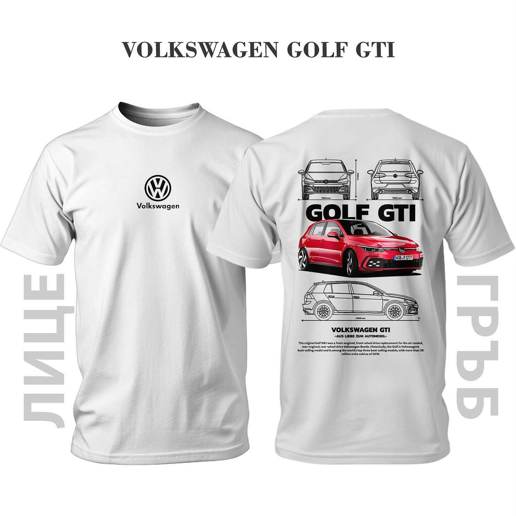 Tricou RED VOLKSWAGEN GTI MK1