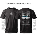Tricou alb VOLKSWAGEN GOLF GTI MK7.5