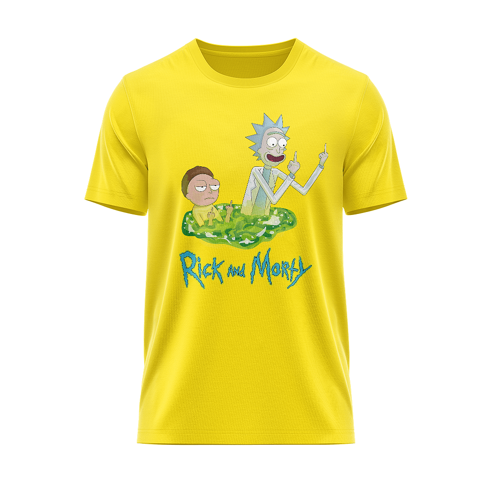 Rick And Morty Middle Fingers T-shirt