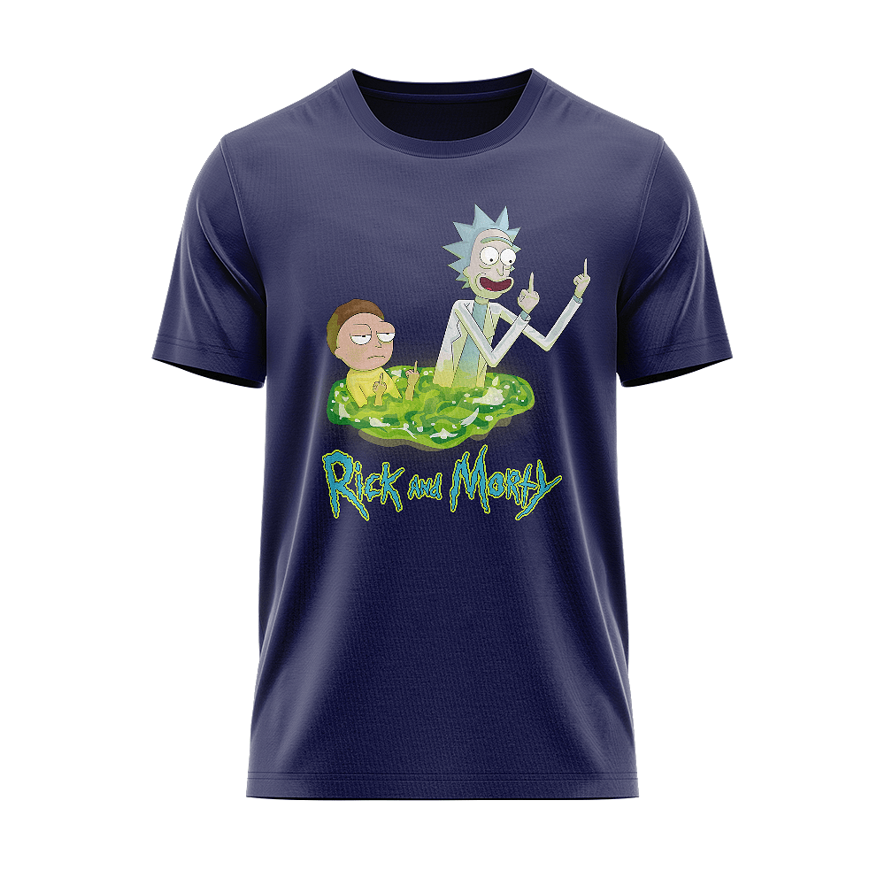 Rick And Morty Middle Fingers T-shirt