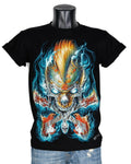 Rock & Roll Skull Guitars T-shirt GR-808