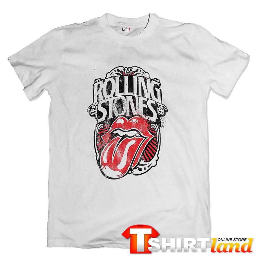 T-shirt Rolling Stones Art logo