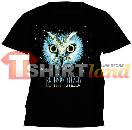 T-shirt with an Owl - Be Hypnotized