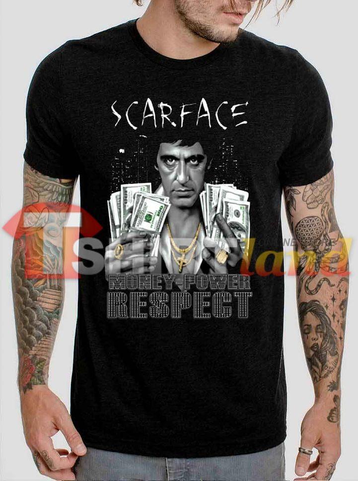 Scarface T-shirt - Money Power Respect