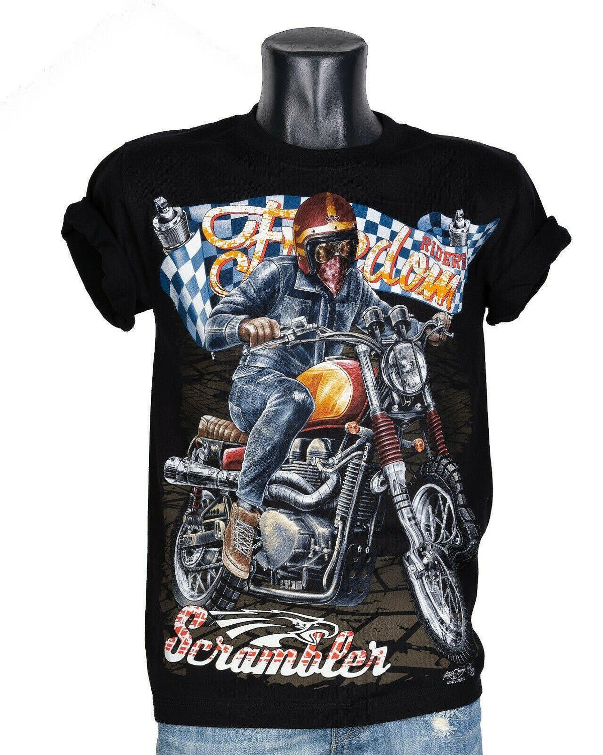 Тениска Scrambler Freedom Riders GR-675