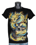 T-shirt Skull Dragon Spirit GR-595
